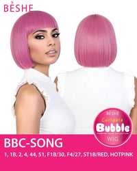 Thumbnail for Beshe Synthetic Curlable Bubble China Bang Bob Short Wig BBC-SONG - Elevate Styles