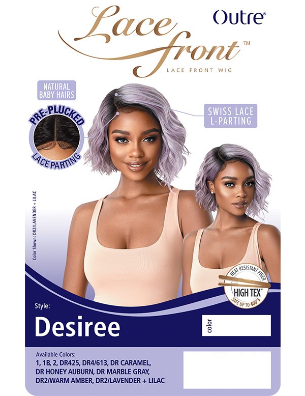 Outre Synthetic Pre-Plucked L-Part Swiss Lace Front Wig Desiree - Elevate Styles