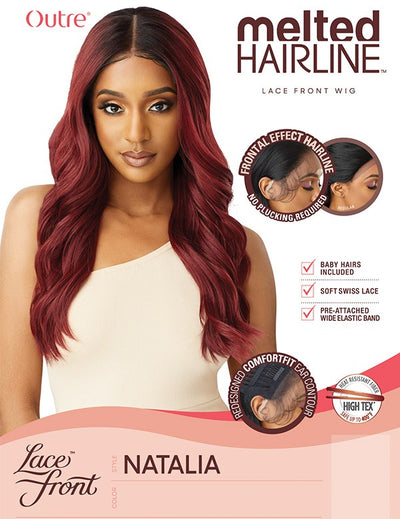 Outre Melted Hairline Collection - Swiss Lace Front Wig Natalia - Elevate Styles
