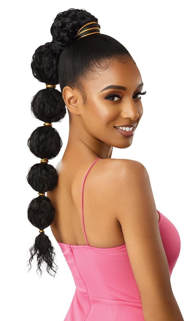 Outre Premium Synthetic Pretty Quick Wrap Around Ponytail Crimp Wave 30" - Elevate Styles