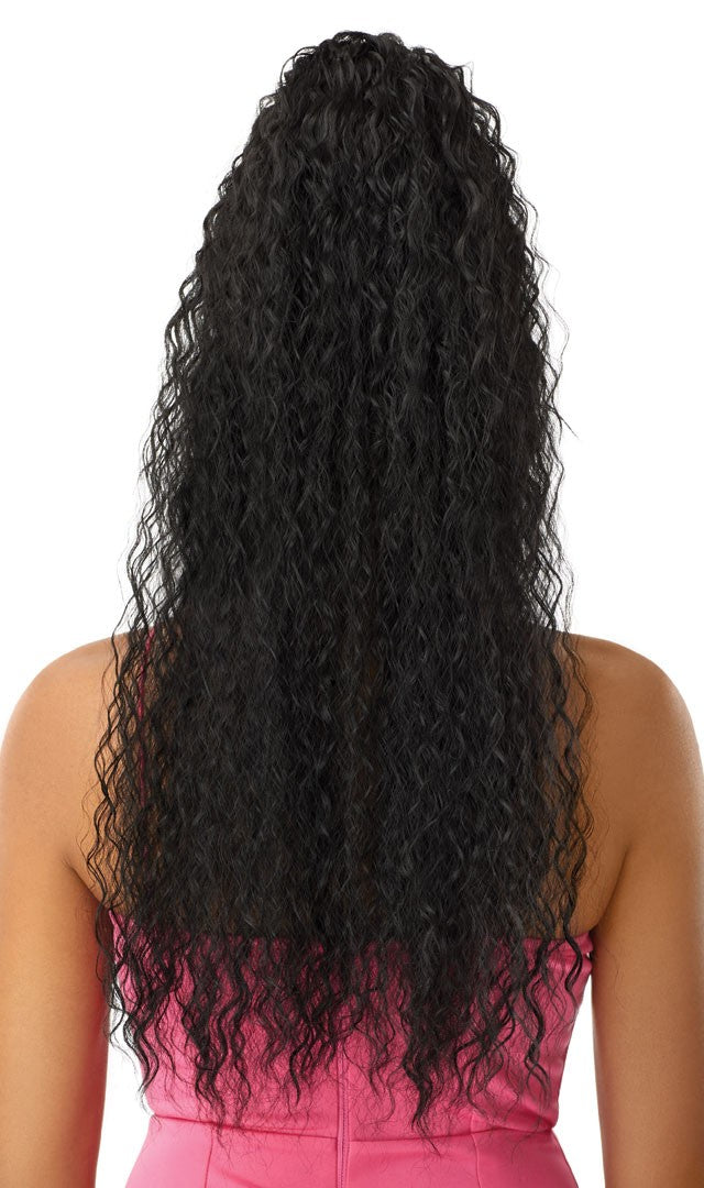 Outre Premium Synthetic Pretty Quick Wrap Around Ponytail Crimp Wave 30" - Elevate Styles