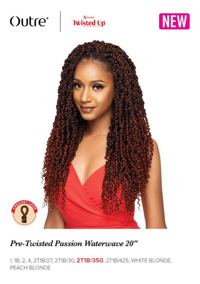 Outre X-Pression Twisted-Up Crochet Braid - Waterwave 20" - Elevate Styles
