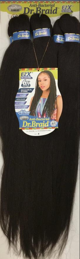 Ali Tress Braid Collection Anit-Bacterial Dr.Braid 6X EZX 54" Pre-Stretched Braiding Hair - Elevate Styles
