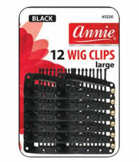 Thumbnail for Annie Wig Clips Large 12 Count 3226 - Elevate Styles