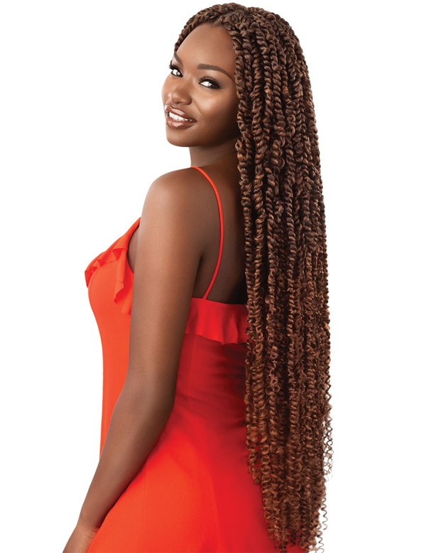 Outre X-Pression Twisted-Up Crochet Braid - Passion Bohemian Pre-Twisted 30" - Elevate Styles