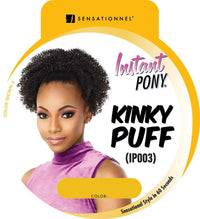 Thumbnail for Sensationnel Synthetic Drawstring Ponytail Instant Pony Kinky Puff IP003 - Elevate Styles