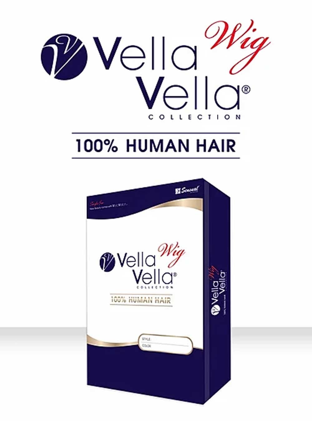 Sensual Vella Vella 100% Human Hair Wig Kinky Curly Bob Wig Suri - Elevate Styles
