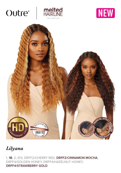Outre Melted Hairline Collection HD Swiss Lace Front Wig Lilyana - Elevate Styles
