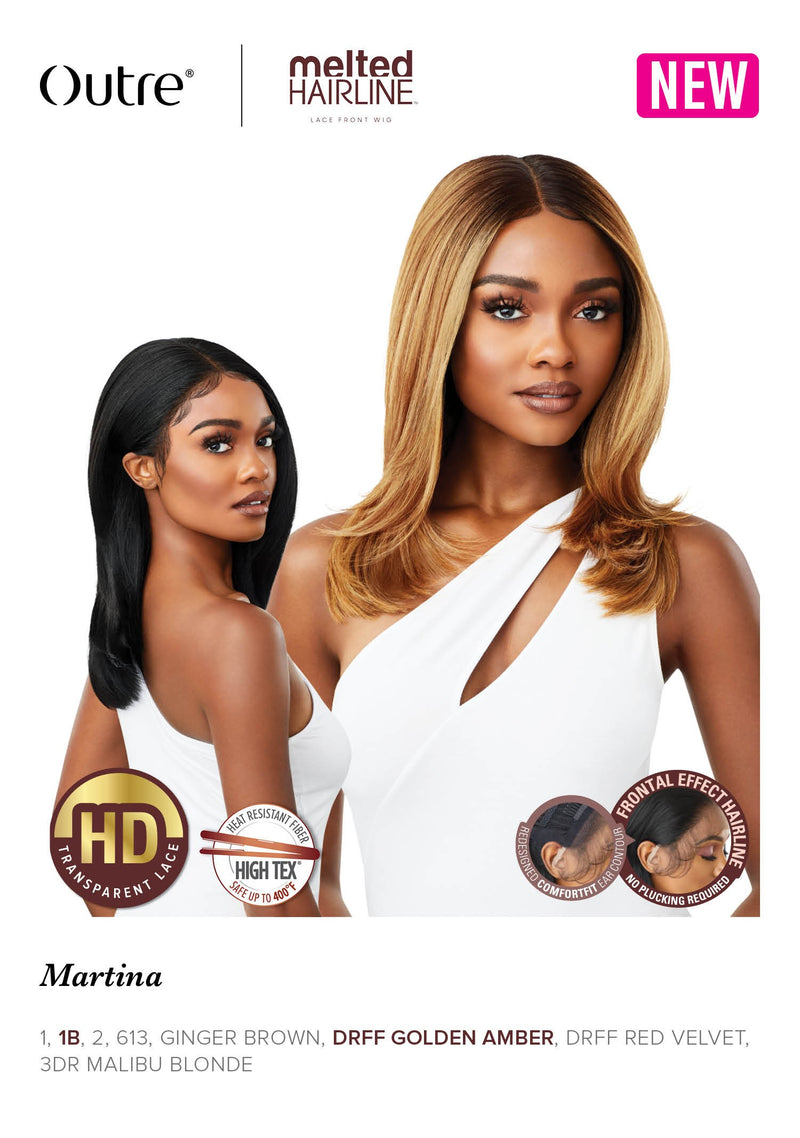 Outre Melted Hairline - HD Swiss Lace Front Wig Martina - Elevate Styles