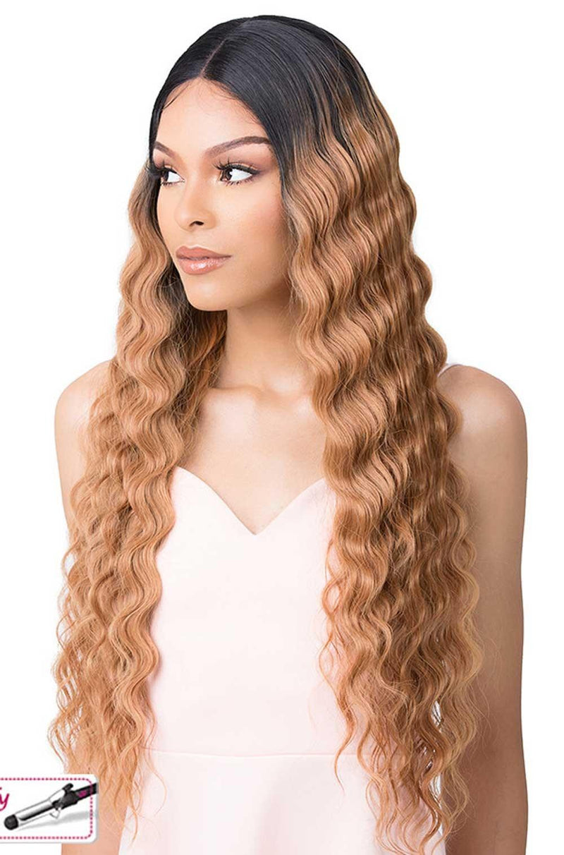 Its a Wig HD Lace Front Wig Crimped Hair 4 - Elevate Styles