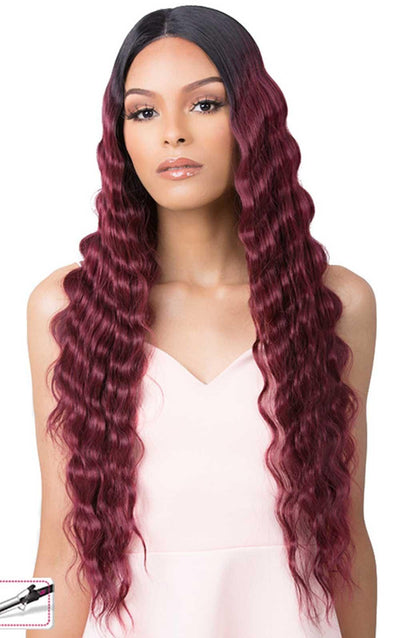Its a Wig HD Lace Front Wig Crimped Hair 4 - Elevate Styles
