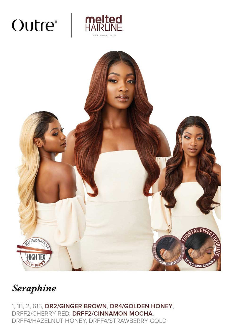 Outre Synthetic Melted Hairline HD Lace Front Wig Seraphine - Elevate Styles