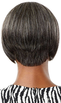 Thumbnail for Outre Fab&Fly™ Gray Glamour 100% Unprocessed Human Hair Wig HH-HARRIET - Elevate Styles