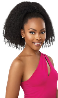 Thumbnail for Outre Premium Synthetic Natural Pretty Quick Ponytail Springy Afro - Elevate Styles