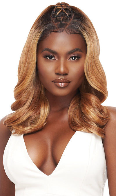Outre Perfect Hairline FAUX SCALP HD Transparent 13"x 4" Lace Front Wig Ella - Elevate Styles
