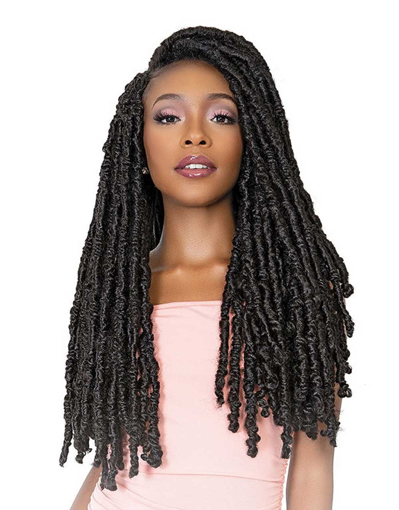 Janet Collection Distressed Butterfly Poetry Locs 24" Crochet Braid - Elevate Styles