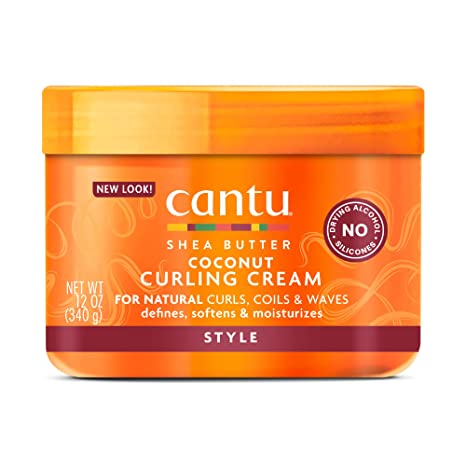 Cantu Shea Butter Natural Hair Coconut Curling Cream 12 Oz - Elevate Styles