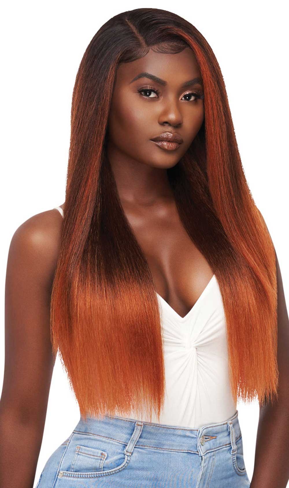 Outre Perfect Hairline Faux Scalp HD Transparent 13" x 6" Lace Front Wig Katya - Elevate Styles