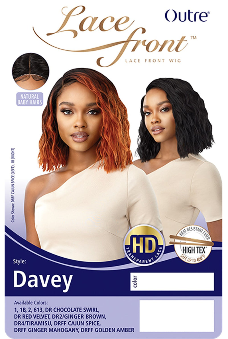 Outre Synthetic HD Transparent Lace Front Wig Davey - Elevate Styles