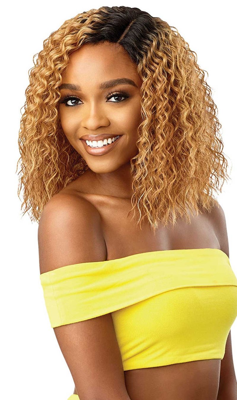 Outre The Daily Wig Wet N Wavy Lace Part Wig Houston - Elevate Styles