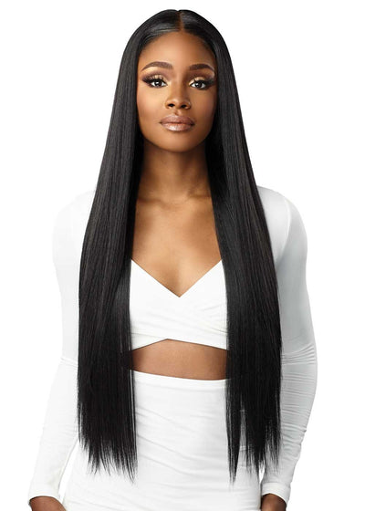 Sensationnel Butta Lace Human Hair Blended Pre-Plucked HD Lace Front Wig Butta Straight 32" - Elevate Styles
