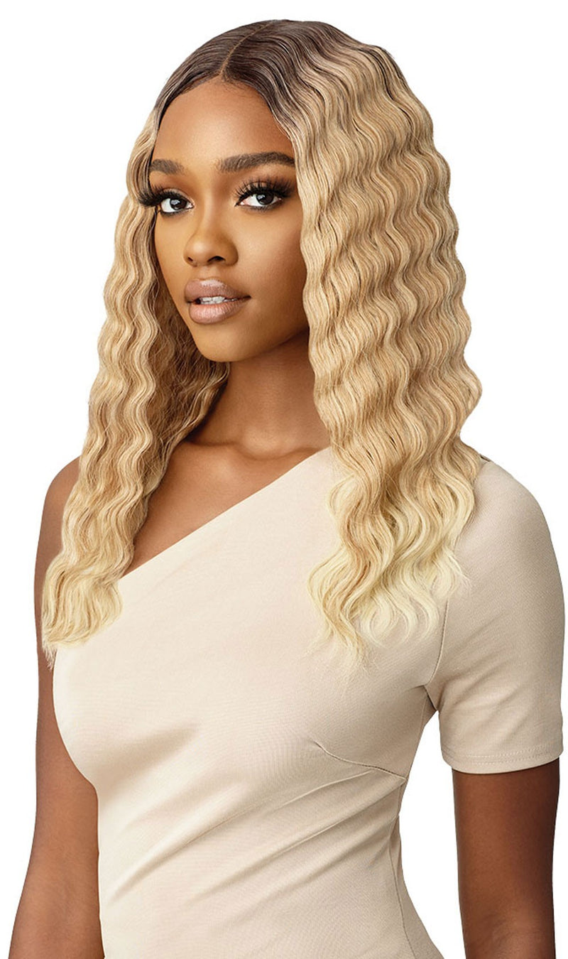 Outre Synthetic Crimp Wave HD Transparent Lace Front Wig Lucy - Elevate Styles