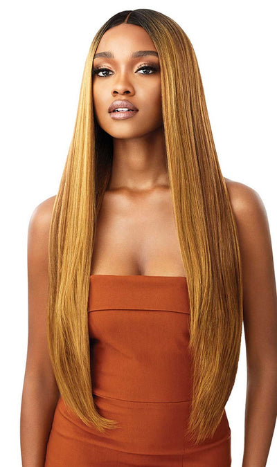 Outre Melted Hairline Collection - HD Swiss Straight Yaki Lace Front Wig Eliana - Elevate Styles
