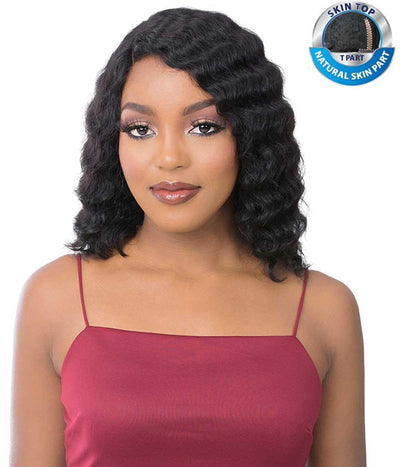 Its a Wig 100% Human Hair Skin Top T-PART Wig Titi - Elevate Styles
