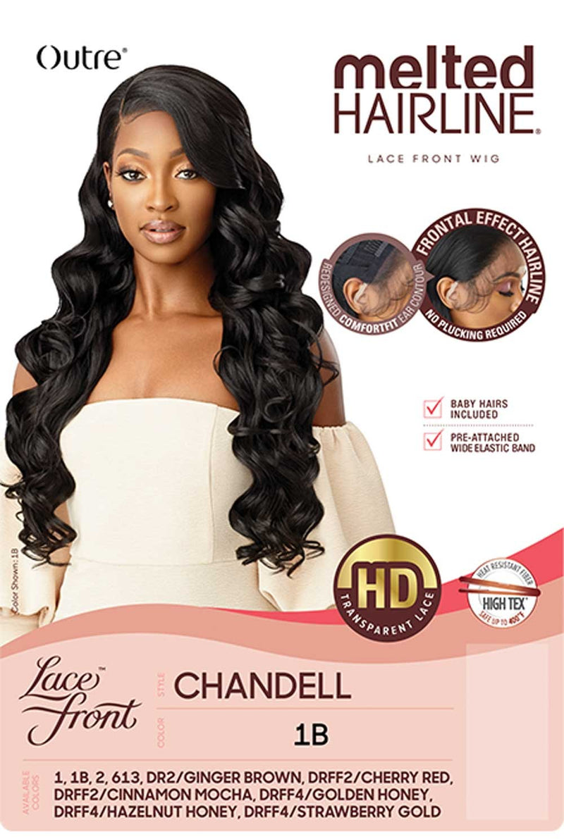Outre Melted Hairline Collection HD Swiss Layered Wavy Lace Front Wig Chandell - Elevate Styles