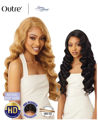 Outre Synthetic Pre-Plucked HD Transparent Lace Front Wig Isla-HT - Elevate Styles
