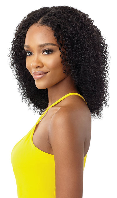 MyTresses GOLD Label Leave Out Wig 100% Unprocessed Human Hair Wig Caribbean Curly 14" - Elevate Styles
