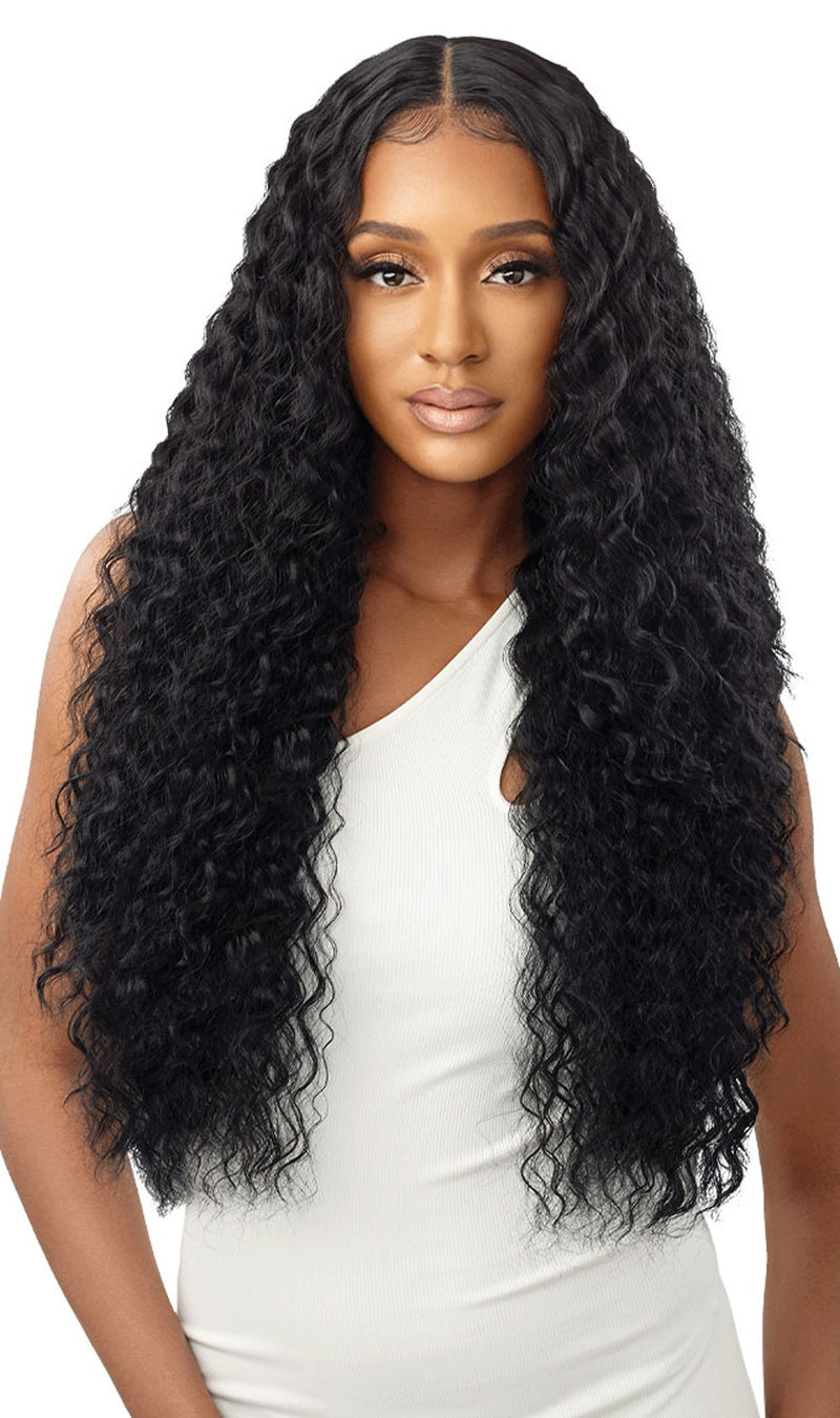 Outre Synthetic Lace Front Wig - Sleeklay Part Donatella - Elevate Styles