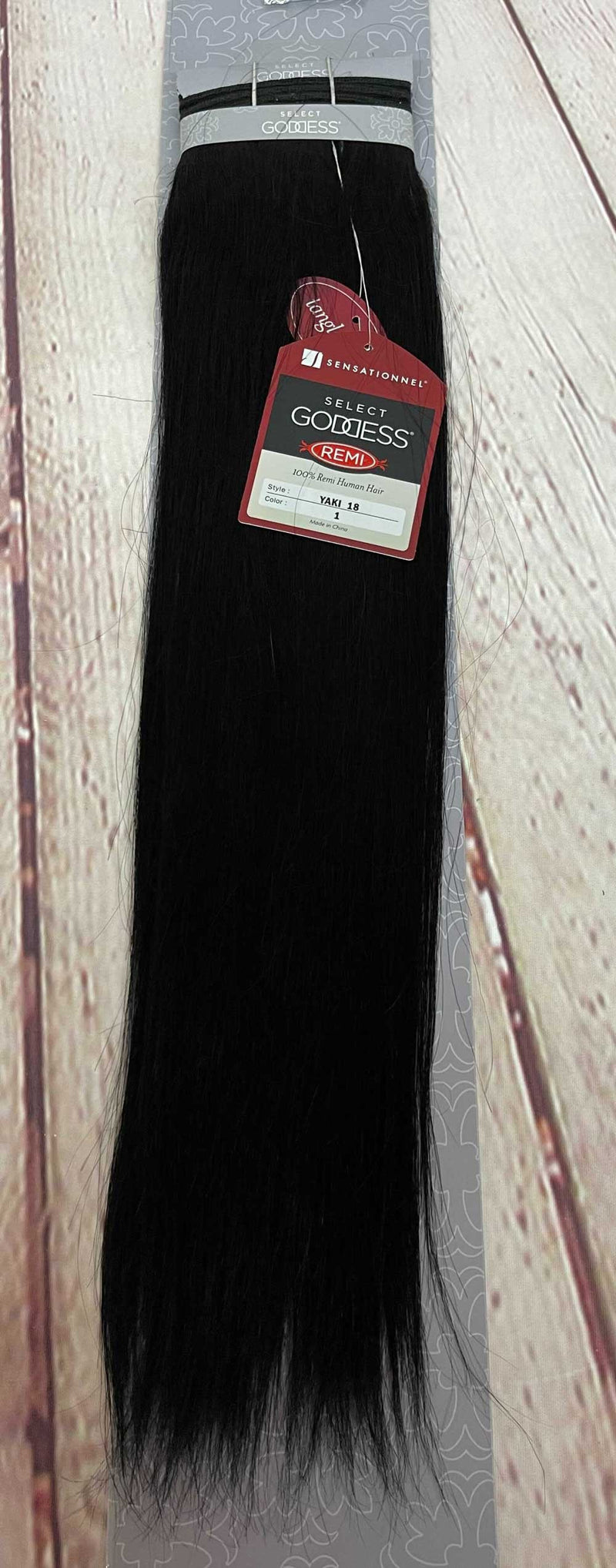 Sensationnel Goddess Select 100% Remi Human Hair Yaki Weaving 18" - Elevate Styles