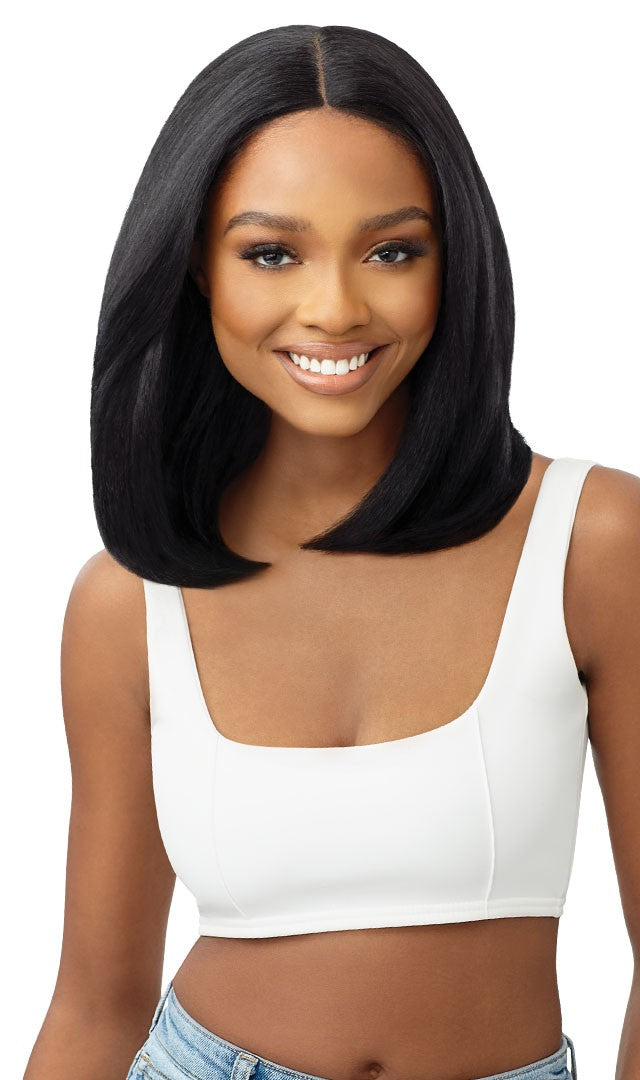 Outre Synthetic Pre-Plucked HD Transparent Lace Front Wig Every 15 - Elevate Styles