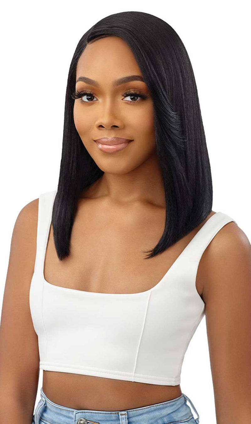 Outre Synthetic Pre-Plucked HD Transparent Lace Front Wig Every 13 - Elevate Styles