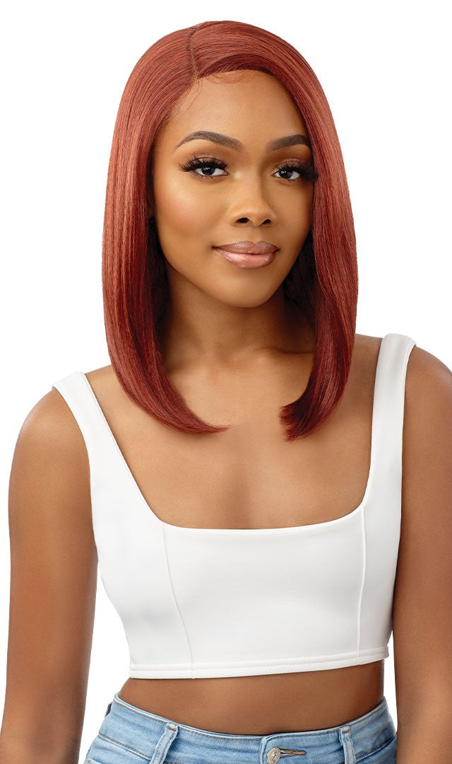 Outre Synthetic Pre-Plucked HD Transparent Lace Front Wig Every 13 - Elevate Styles