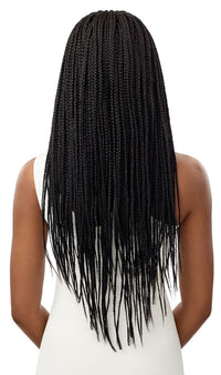 Thumbnail for Outre Synthetic 13x4 HD Pre-Braided Lace Front Fulani Micro Cornrow Braid Lace  Wig - Elevate Styles