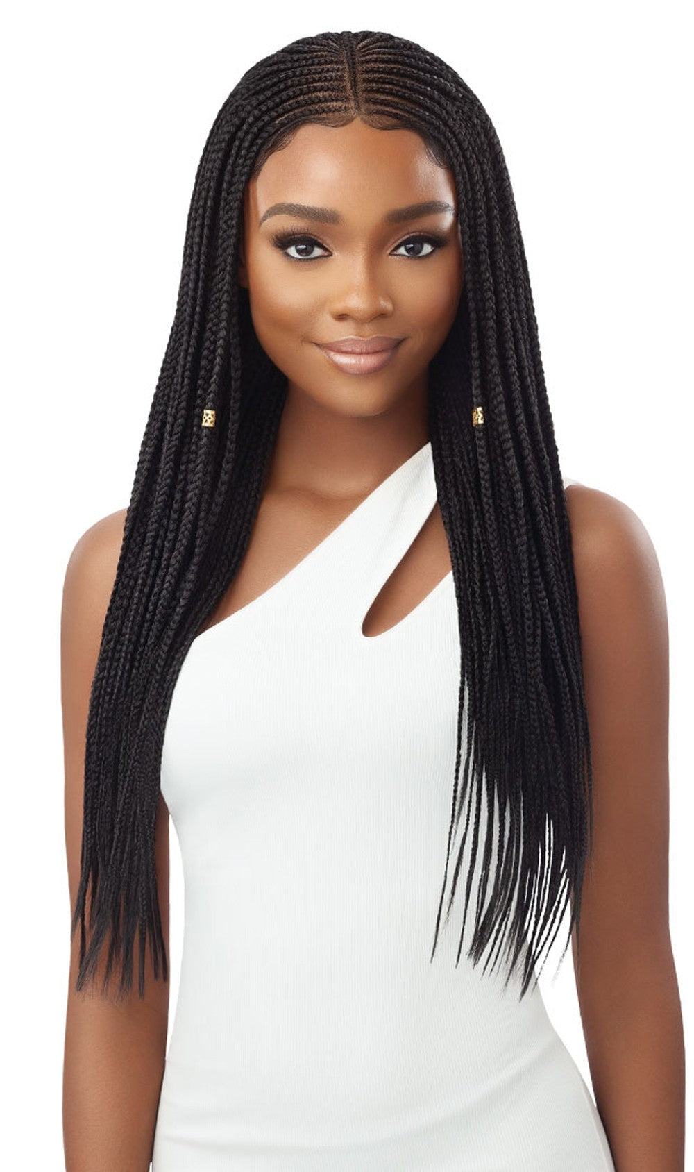 Outre Synthetic 13x4 HD Pre-Braided Lace Front Fulani Micro Cornrow Braid Lace  Wig - Elevate Styles