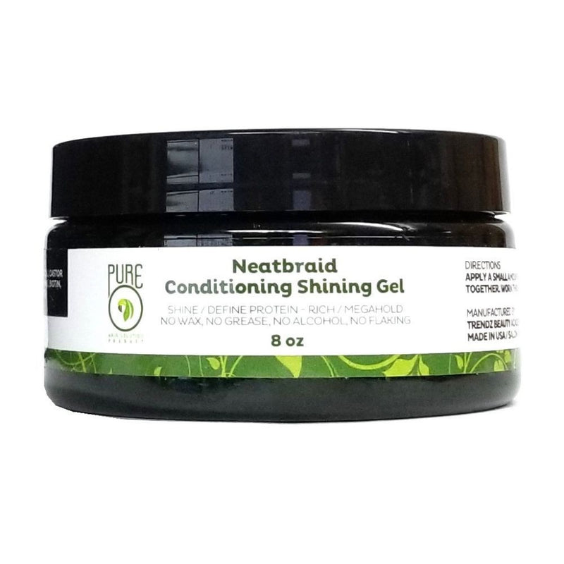 Pure Hair Solution Neatbraid Conditioning Shining Gel 16 Oz - Elevate Styles