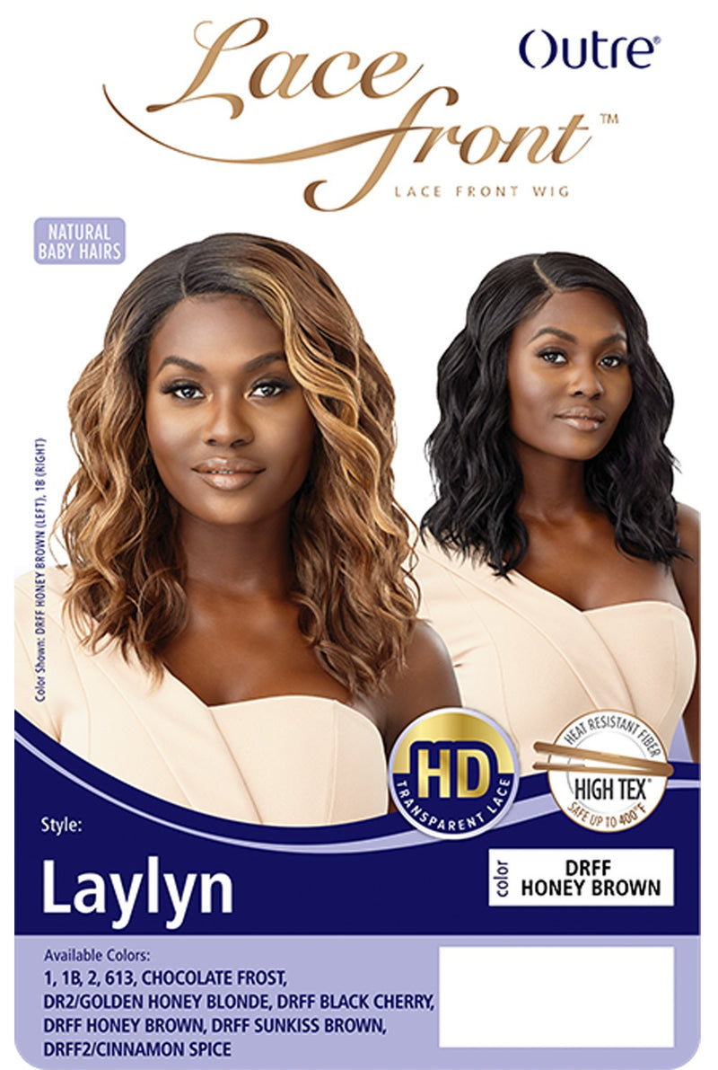 Outre Synthetic HD Transparent Lace Front Wig Laylyn - Elevate Styles