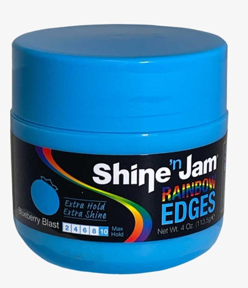 Shine N Jam Rainbow Edges Max Extra Hold and Shine Rainbow Colors 4 Oz - Elevate Styles