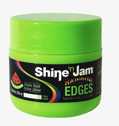 Shine N Jam Rainbow Edges Max Extra Hold and Shine Rainbow Colors 4 Oz - Elevate Styles
