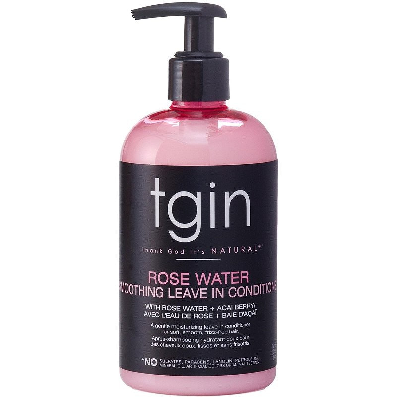 Tgin Rose Water Smoothing Leave In Conditioner 13 OZ - Elevate Styles