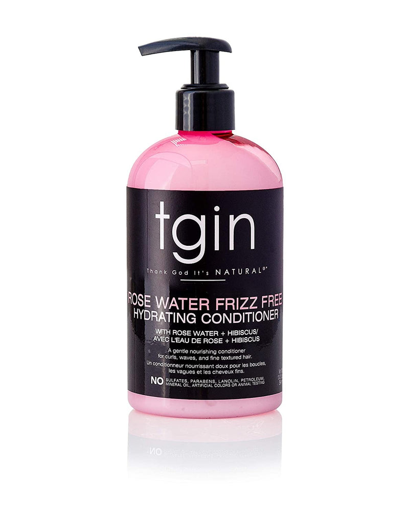 Tgin Rose Water Frizz-Free Hydrating Conditioner 13 OZ - Elevate Styles