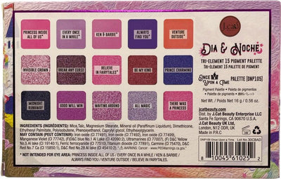 J Cat Dia & Noches Tri Element Pigment Palette Once Upon a Time DNP105 - Elevate Styles
