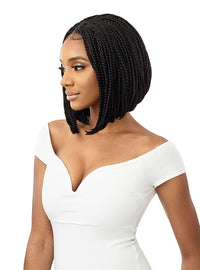 Thumbnail for Outre 4x4 Pre-Braided Lace Front Wig - Box Braid Bob 12