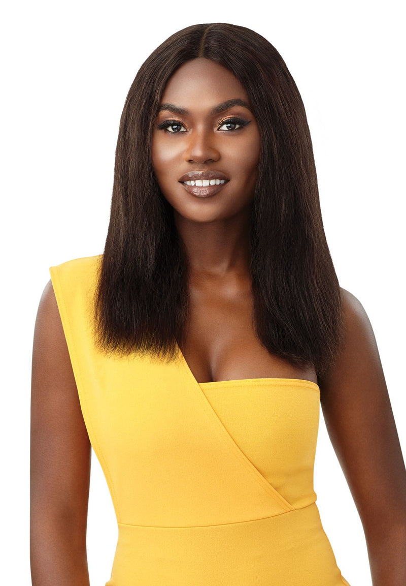 Outre The Daily Wig 100% Human Hair Wet N Wavy - Natural Wave 16" - Elevate Styles