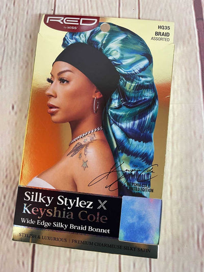 Silky Sylez X Keyshia Cole Wide Edge Silky Braid Bonnet HQ35 - Elevate Styles
