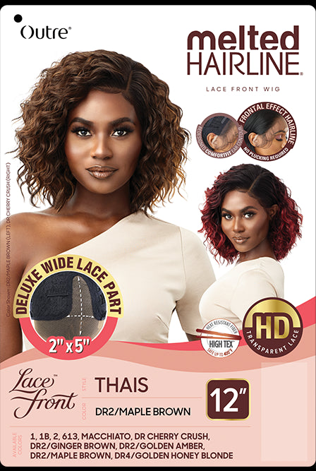 Outre Synthetic Melted Hairline HD Lace Front Wig Thais - Elevate Styles