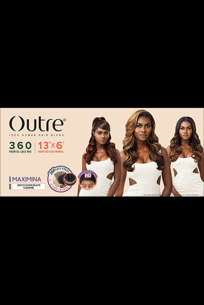 Outre 360 Frontal Lace 13"x6"  HD Transparent Lace Front Wig Maximina - Elevate Styles
